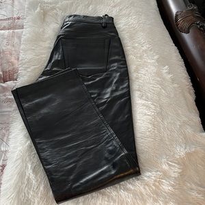 Gap leather pants
